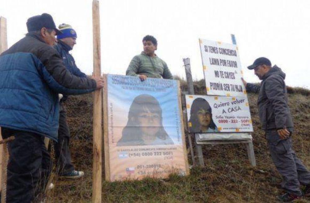 Con una marcha hasta el camping se reafirm� el pedido por la aparici�n de Sof�a
