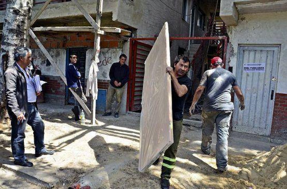 Se detuvo construcci�n clandestina de un edificio en San Fernando