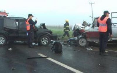 Accidente fatal en Ruta 8 altura San Antonio de Areco: Un muerto