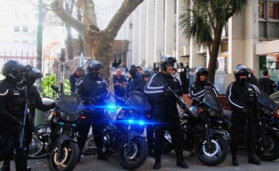 Rechazo a la represi�n policial ejercida a la salida de Tribunales en el caso Roc�o