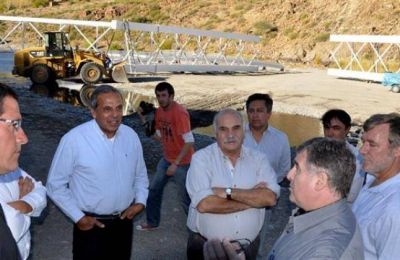 Inauguran la pasarela de Butal�n Norte