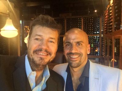 Ver�n juega a fondo los �ltimos d�as de campa�a y se muestra con Tinelli