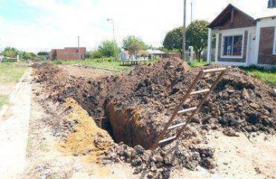Extienden la red cloacal de Caseros