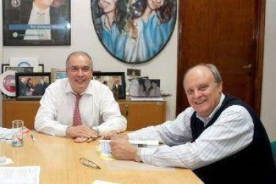 DI PIERRO SE REUNI� CON EL SECRETARIO DE OBRAS P�BLICAS DE LA NACI�N