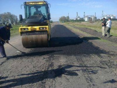 Comenzaron las obras viales de rehabilitaci�n en la Ruta 51