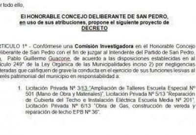 Comisi�n Investigadora: Introducen modificaciones y agregan temas