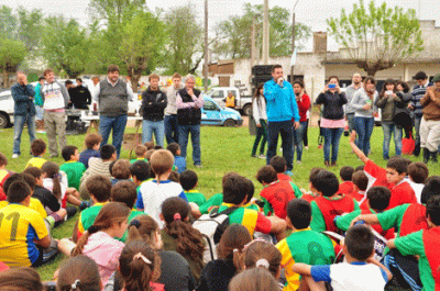 Más de 200 chicos participaron del Primer Encuentro del Torneo Rural Infantil 