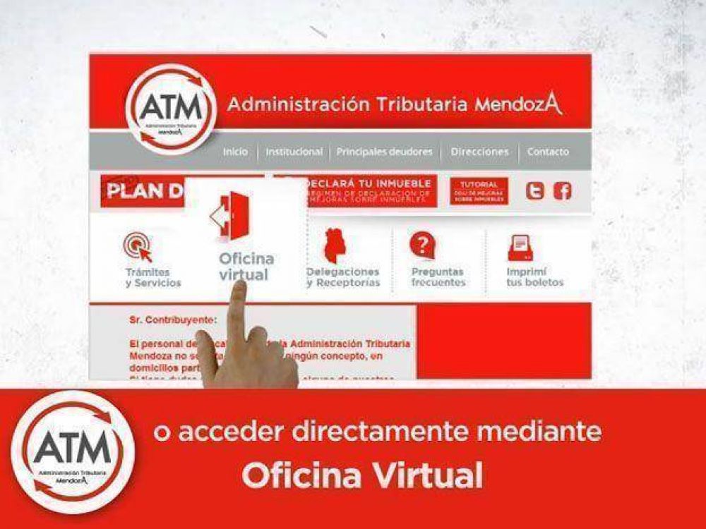 ATM prorrog� hasta fines de octubre el plan para ponerse al d�a con los impuestos
