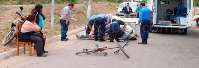 Olta: Muere ciclista al ser atropellado por una moto