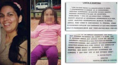 La emotiva carta del director del hospital a la beba hallada en la alcantarilla