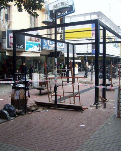 Anuncian que este mes finalizar� la obra de la Peatonal Rivadavia de Quilmes