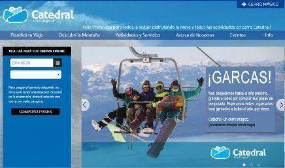 Hackearon la p�gina web de Catedral Alta Patagonia