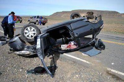 Violento accidente en la ruta 40