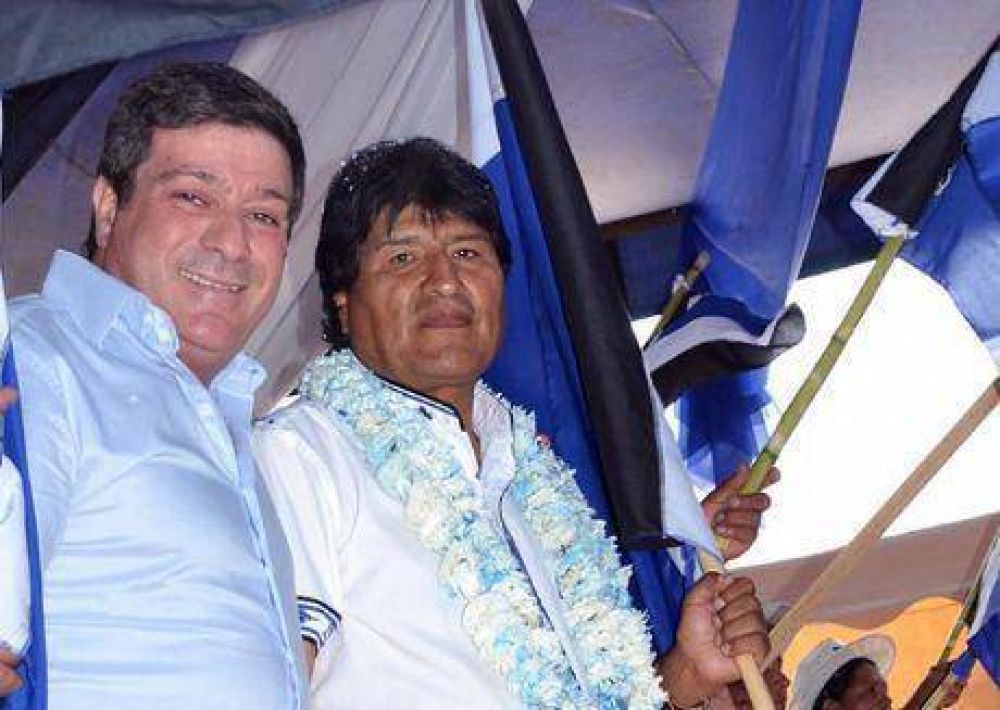 Gabriel Mariotto acompa�a a Evo Morales en campa�a a d�as de las pr�ximas elecciones en Bolivia