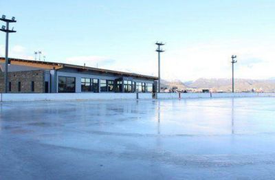 Sciurano inaugur� Yamana, el edificio de servicios de la pista de patinaje sobre hielo