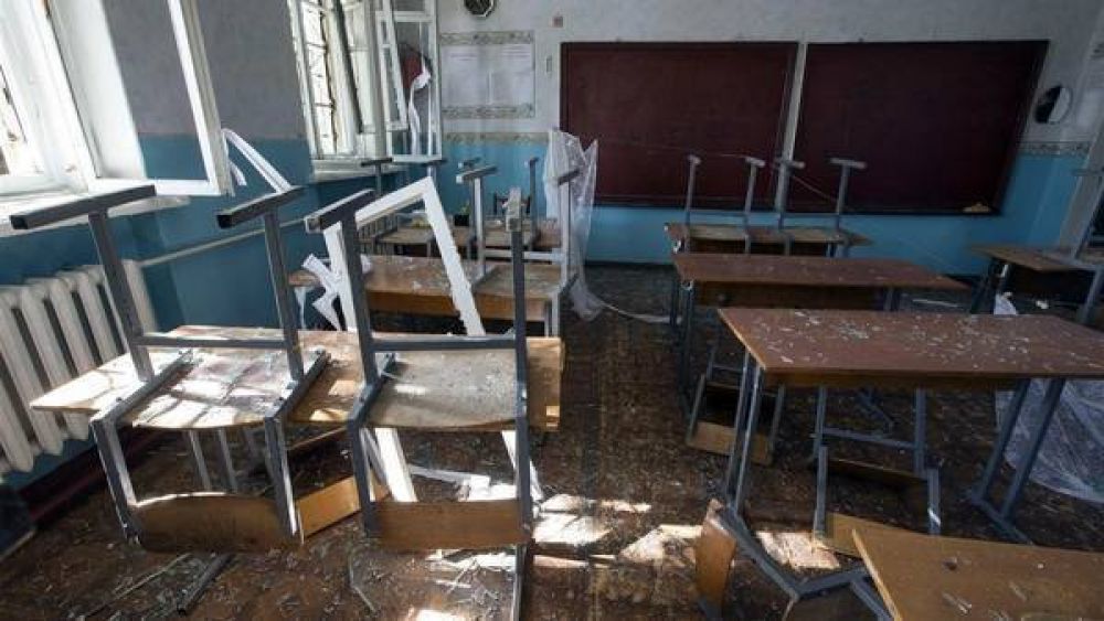Ba�o de sangre en el primer d�a de clases en Ucrania