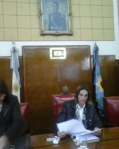 Baragiola fue removida de la presidencia del Concejo Deliberante 