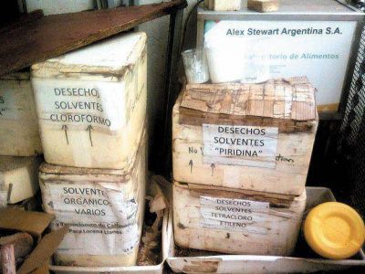 Por residuos t�xicos mal almacenados cerraron un laboratorio