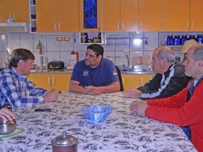 Catal�n Magni se reuni� con dirigentes de la UTA