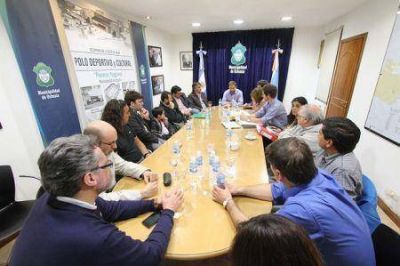 Sciurano se reuni� con todos los concejales por el plan de obra para el Interski 2015 