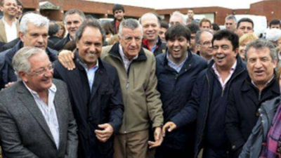Frente a algunos competidores, Scioli reforz� el perfil K de su precandidatura presidencial