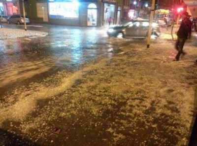 Fuerte granizo sorprendi� a los tucumanos