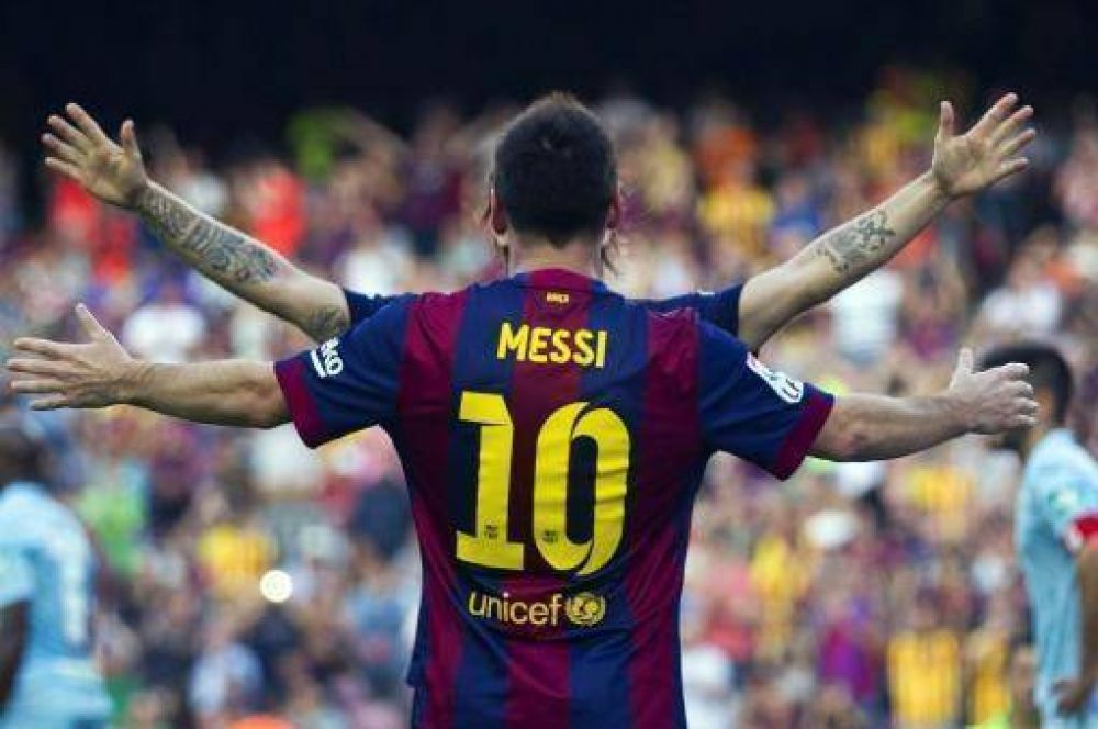 Messi, y un gol, que lo acerca a un nuevo record