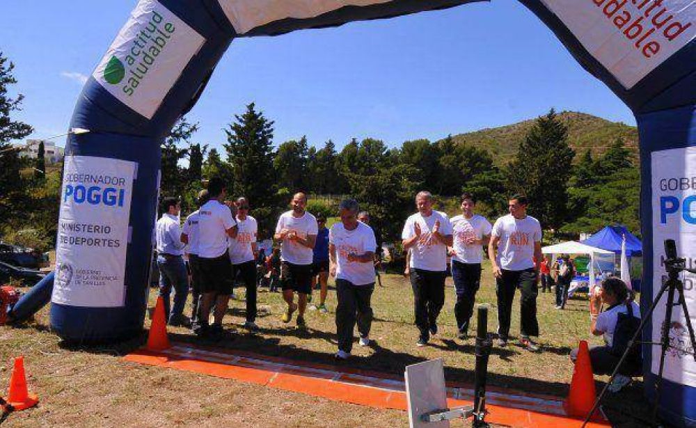 Poggi en la marat�n Cross Run