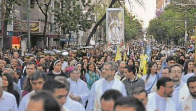 La Patrona de C�rdoba tuvo su procesi�n