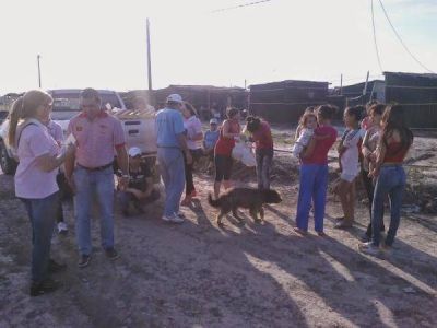 FAMILIAS REUBICADAS RECIBEN ASISTENCIA CONSTANTE