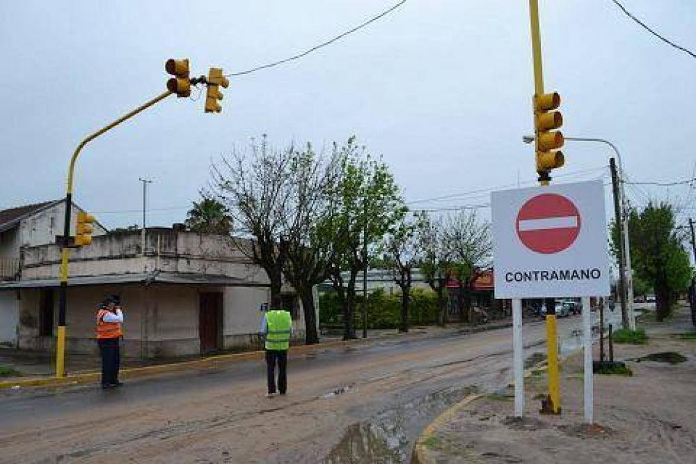 Comenz� a regir el nuevo sentido de las calles en Santa Luc�a