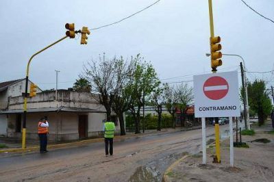 Comenz� a regir el nuevo sentido de las calles en Santa Luc�a