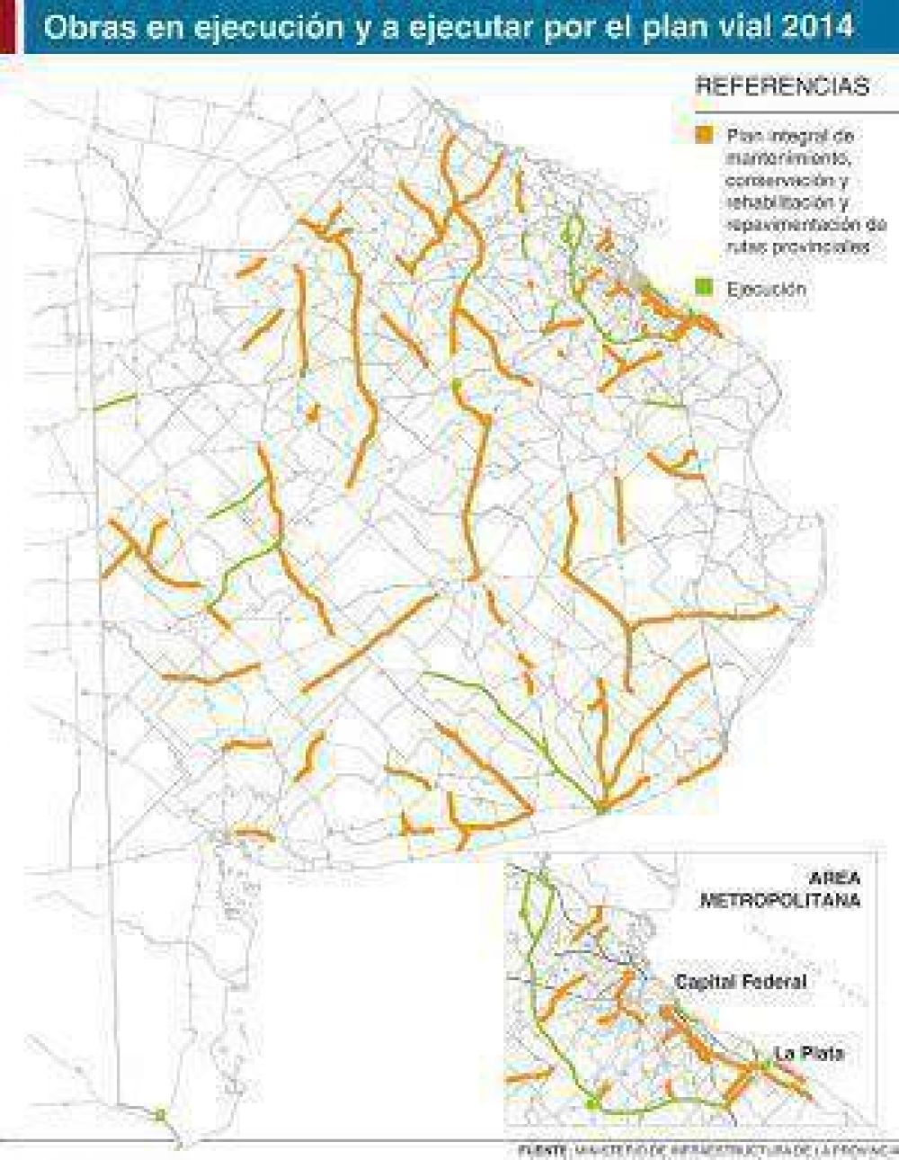 Realizar�n obras para reparar la mitad de las rutas pavimentadas provinciales