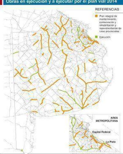 Realizar�n obras para reparar la mitad de las rutas pavimentadas provinciales