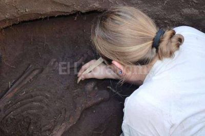 Restos arqueol�gicos hallados en Adelina Este tienen 3.077 a�os de antig�edad