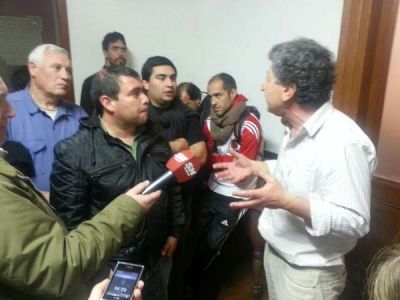 LOS EMPLEADOS DE HM, TRC Y CELANOVA TUVIERON UN FUERTE CRUCE CON SALDA�O 