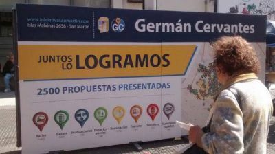Cervantes recibi� 2500 propuestas en su Mapa Gesti�n Ciudadana