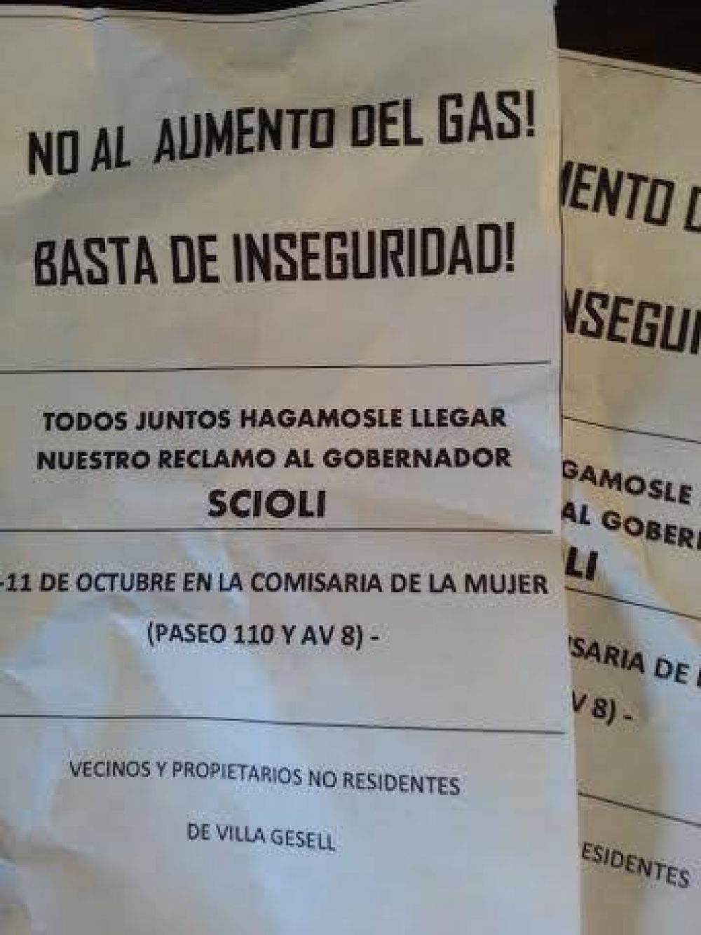 Vecinos de Villa Gesell le reclamar�n al Gobernador Scioli