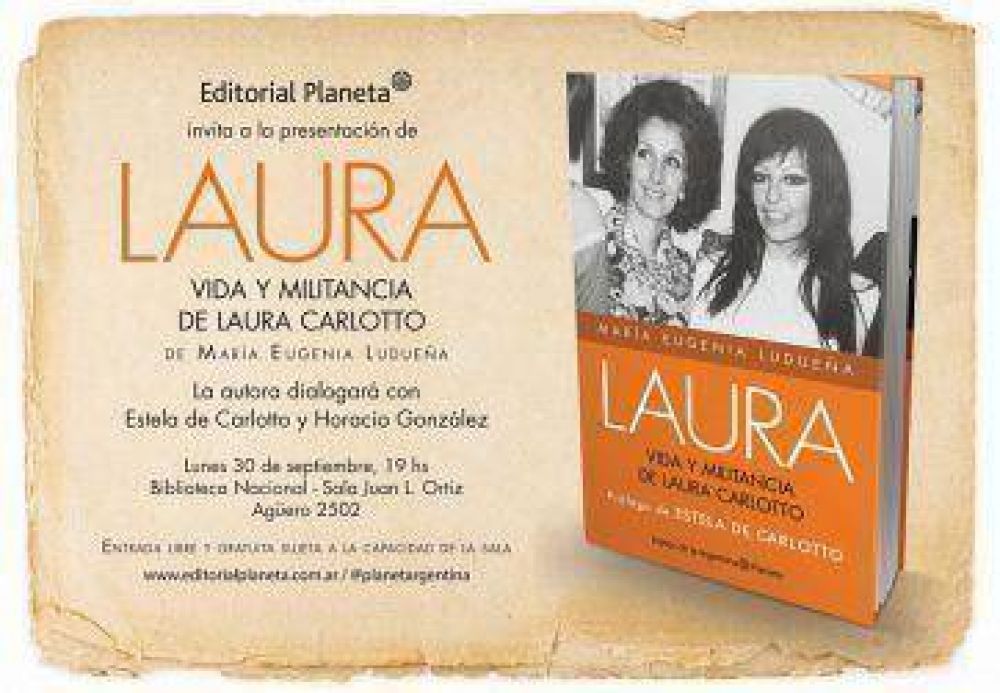 Diputados recibe a libro sobre Laura Carlotto