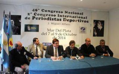 Mar del Plata: Pulti en el 46� Congreso Nacional de periodistas deportivos