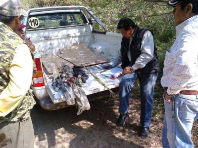 Controles de caza y pesca en todo el Ramal