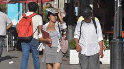 Jornada de intenso calor en la provincia