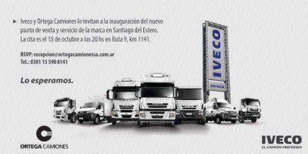 Iveco inaugura concesionario en Santiago del Estero