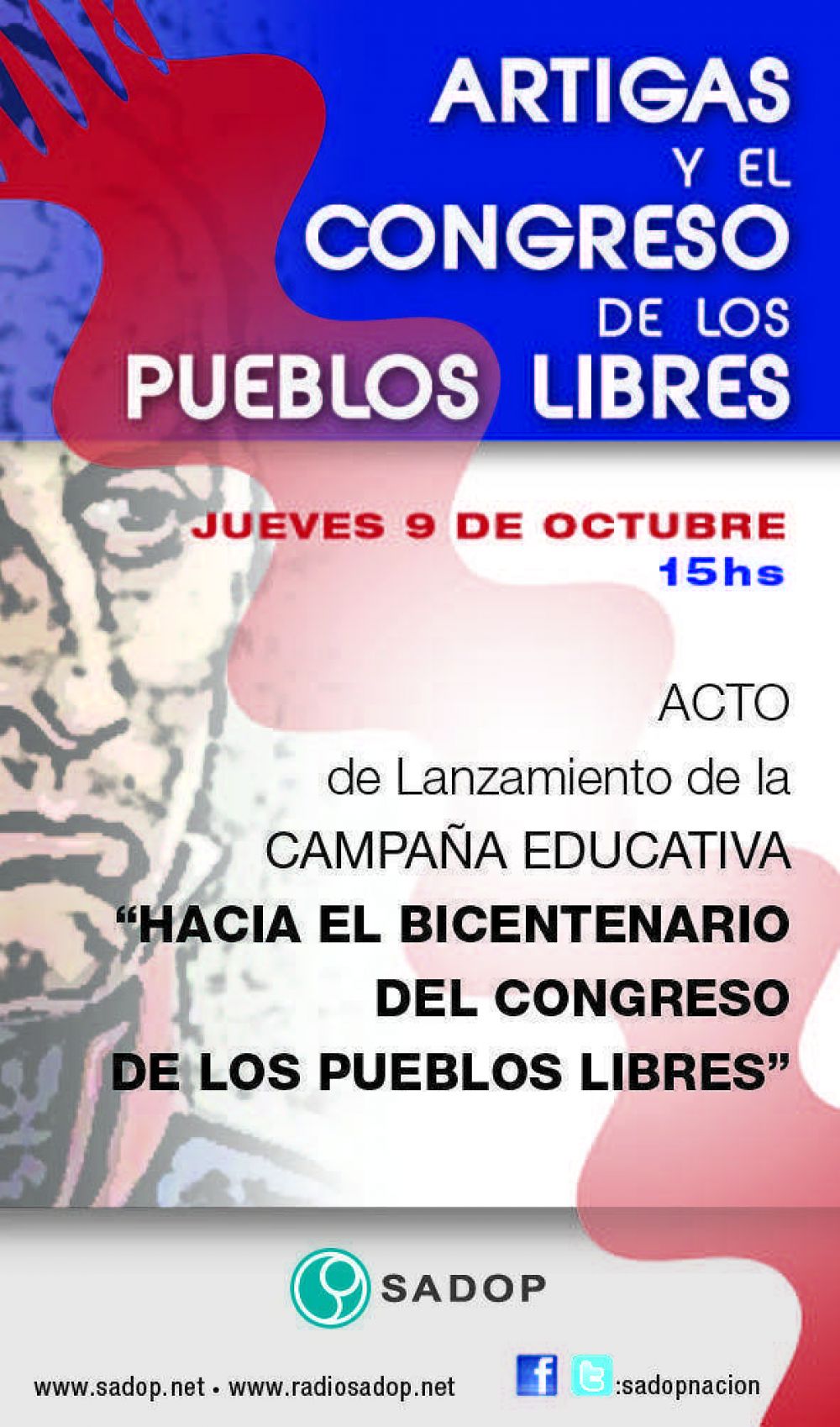Docentes privados presentan campa�a educativa sobre Jos� G. Artigas