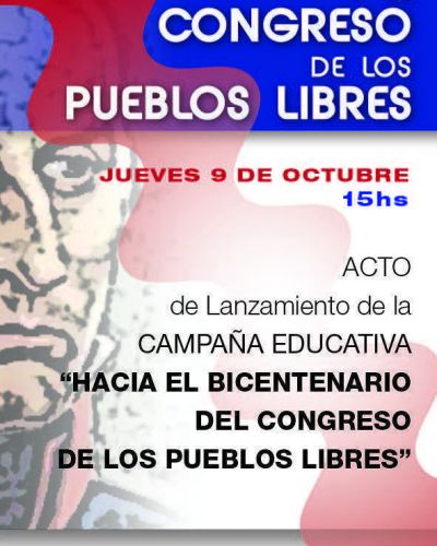 Docentes privados presentan campa�a educativa sobre Jos� G. Artigas