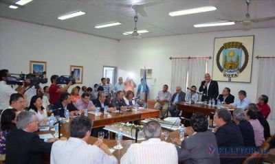 Diputados se comprometieron a unificar esfuerzos por las defensas de Goya