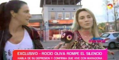 Roc�o Oliva reapareci� en TV y confirm� que pas� la noche con Diego Maradona