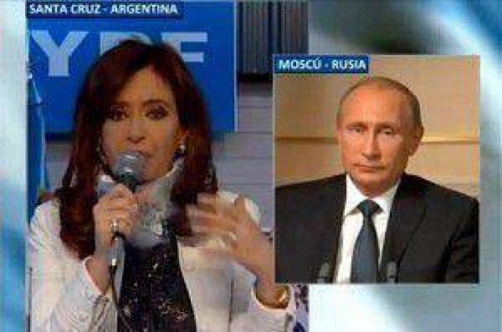 Putin anunci�: �Respaldamos la lucha que libra Argentina�, en torno al litigio con buitres