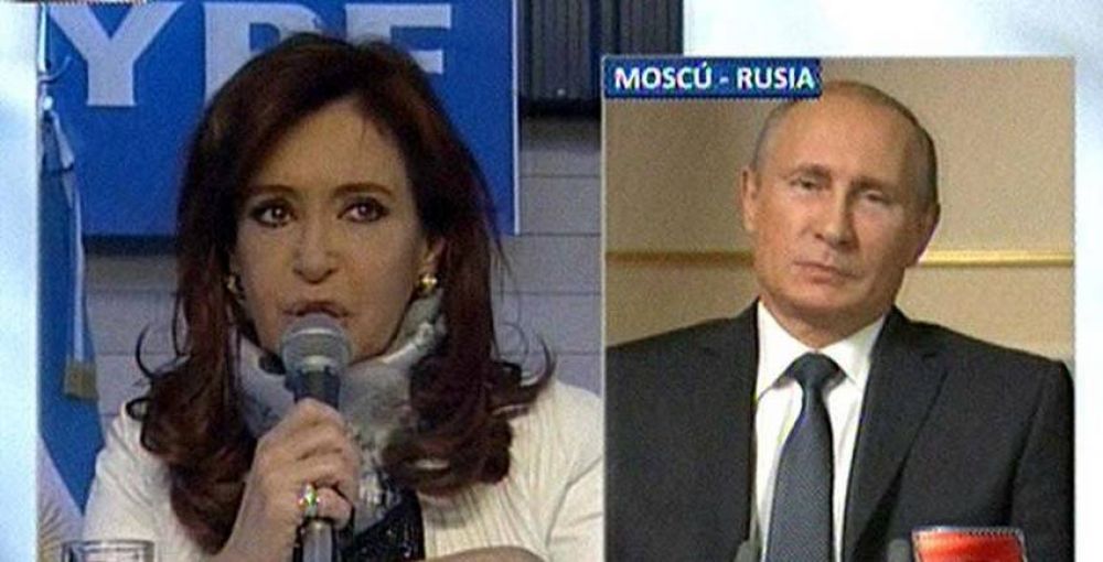 Cristina present� un canal ruso con Putin y pidi� conocer �las noticias sin intermediarios