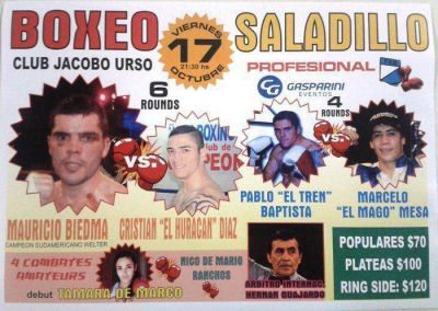 Organizan Festival de Boxeo en Saladillo 